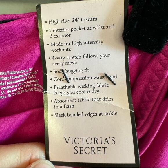 Victoria’s Secret Sweat On Point High Rise Legging Magenta - Picture 6 of 7